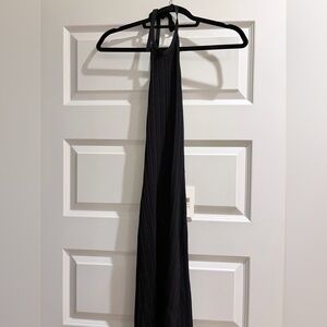 DISSH Black Halter Midi Dress